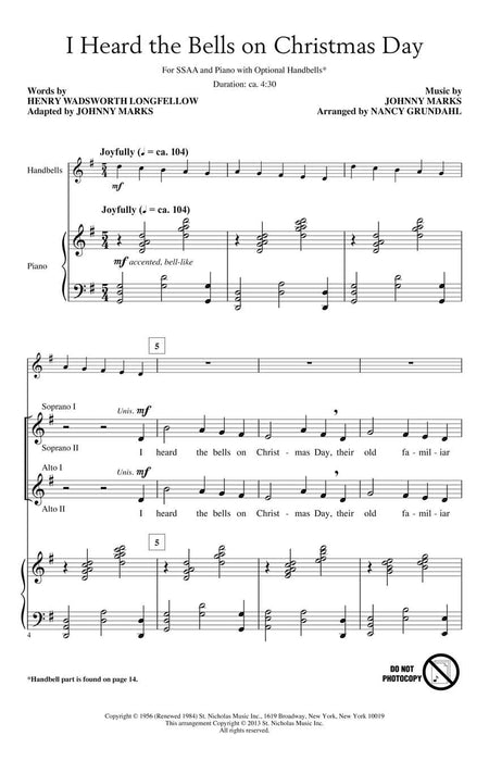 I Heard the Bells On Christmas Day 鐘 | 小雅音樂 Hsiaoya Music