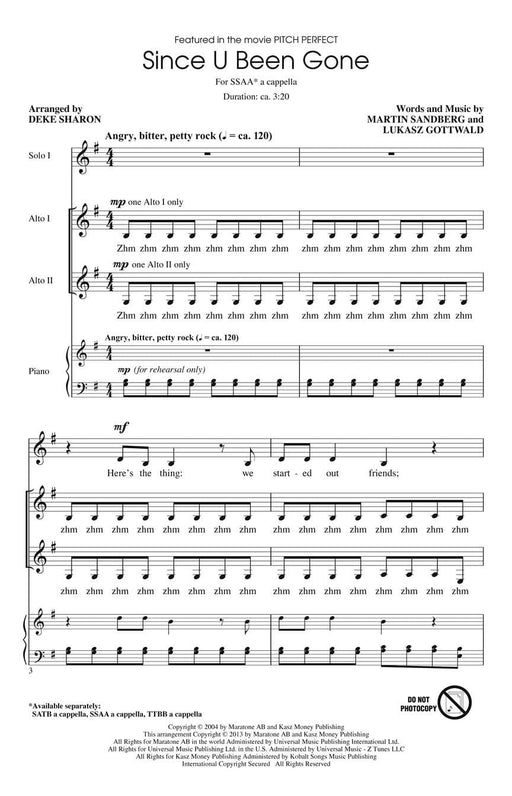 Since U Been Gone (from Pitch Perfect) | 小雅音樂 Hsiaoya Music