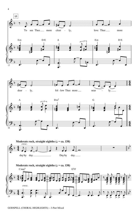 Godspell Choral Highlights Discovery Level 2 3-Part Mixed 合唱 | 小雅音樂 Hsiaoya Music