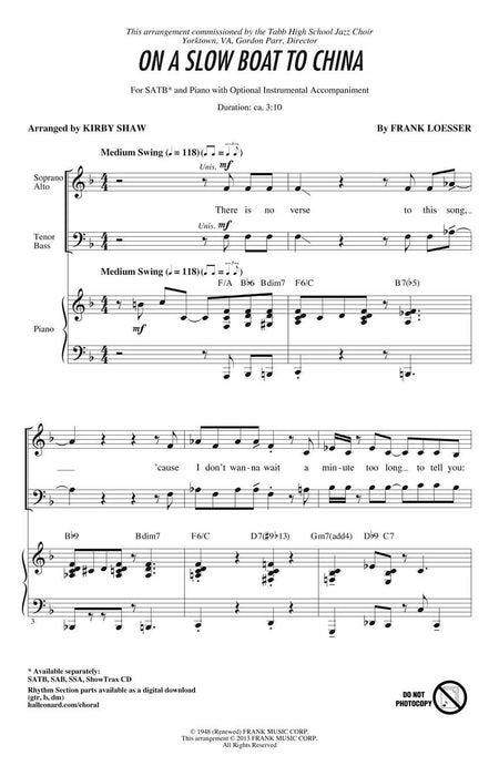 On a Slow Boat to China | 小雅音樂 Hsiaoya Music