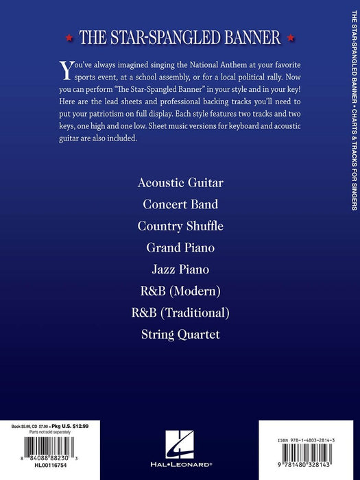 The Star-Spangled Banner - Charts & Tracks for Singers with Recorded Backing Tracks in Two Keys: High and Low | 小雅音樂 Hsiaoya Music