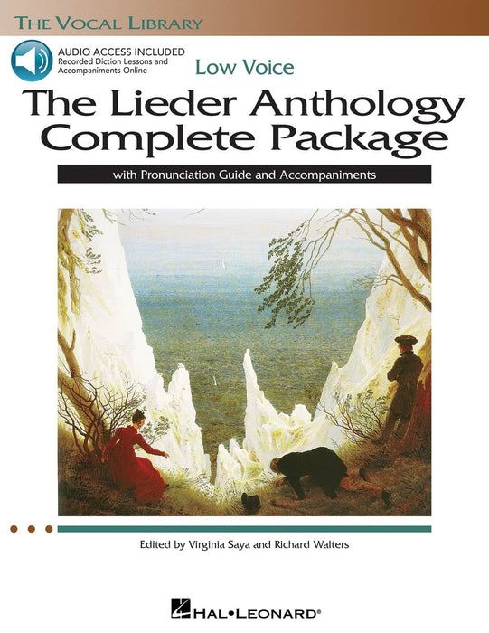 The Lieder Anthology Complete Package - Low Voice Book/Pronunciation Guide/Accompaniment Audio Online The Vocal Library 低音 伴奏 | 小雅音樂 Hsiaoya Music