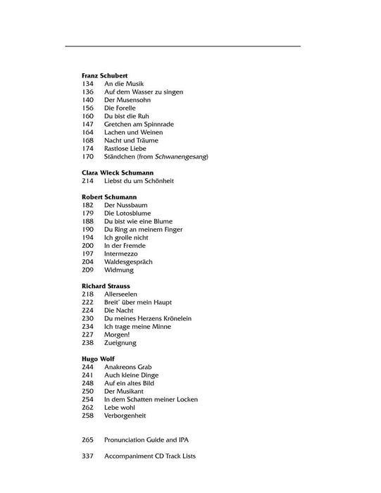 The Lieder Anthology Complete Package - Low Voice Book/Pronunciation Guide/Accompaniment Audio Online The Vocal Library 低音 伴奏 | 小雅音樂 Hsiaoya Music