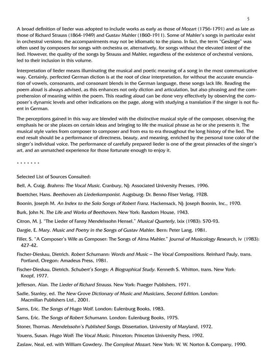 The Lieder Anthology Complete Package - Low Voice Book/Pronunciation Guide/Accompaniment Audio Online The Vocal Library 低音 伴奏 | 小雅音樂 Hsiaoya Music