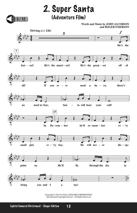 Lights! Camera! Christmas! A Blockbuster Musical for Young Voices | 小雅音樂 Hsiaoya Music