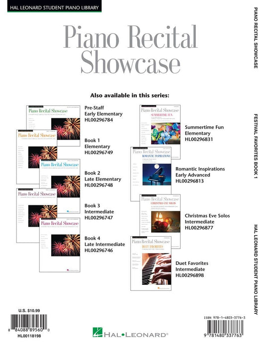 Piano Recital Showcase - Festival Favorites, Book 1 10 Outstanding NFMC Selected Solos 鋼琴 獨奏 | 小雅音樂 Hsiaoya Music