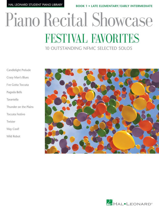Piano Recital Showcase - Festival Favorites, Book 1 10 Outstanding NFMC Selected Solos 鋼琴 獨奏 | 小雅音樂 Hsiaoya Music