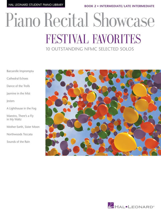 Piano Recital Showcase - Festival Favorites, Book 2 10 Outstanding NFMC Selected Solos 鋼琴 獨奏 | 小雅音樂 Hsiaoya Music