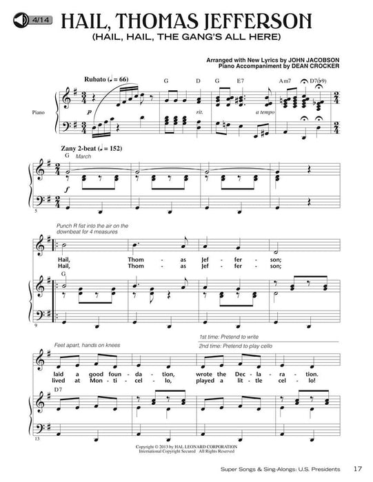 Super Songs and Sing-Alongs: US Presidents New Lyrics to Old Favorites | 小雅音樂 Hsiaoya Music