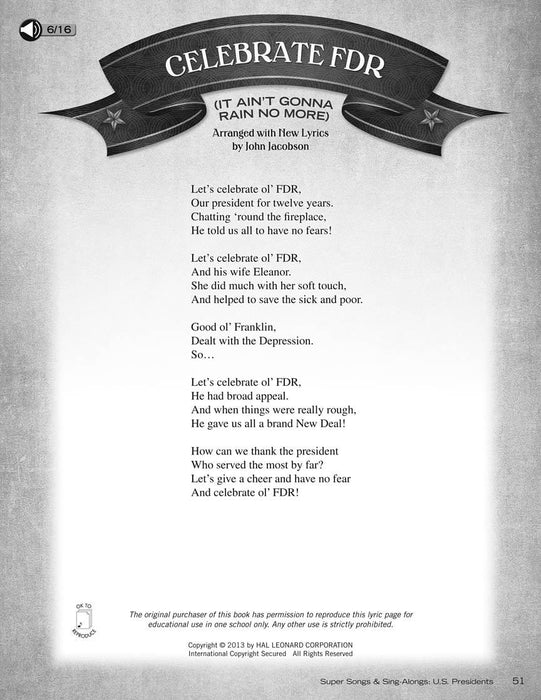 Super Songs and Sing-Alongs: US Presidents New Lyrics to Old Favorites | 小雅音樂 Hsiaoya Music
