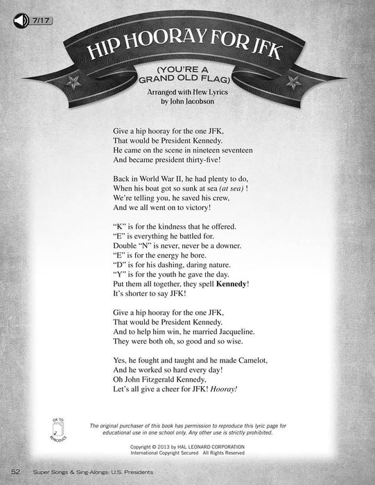 Super Songs and Sing-Alongs: US Presidents New Lyrics to Old Favorites | 小雅音樂 Hsiaoya Music