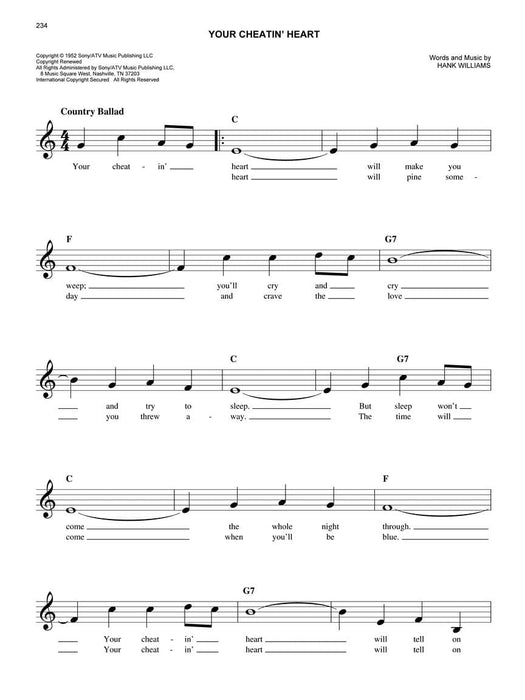 The Easy 4-Chord Fake Book Melody, Lyrics & Simplified Chords in the Key of C 和弦 旋律 | 小雅音樂 Hsiaoya Music