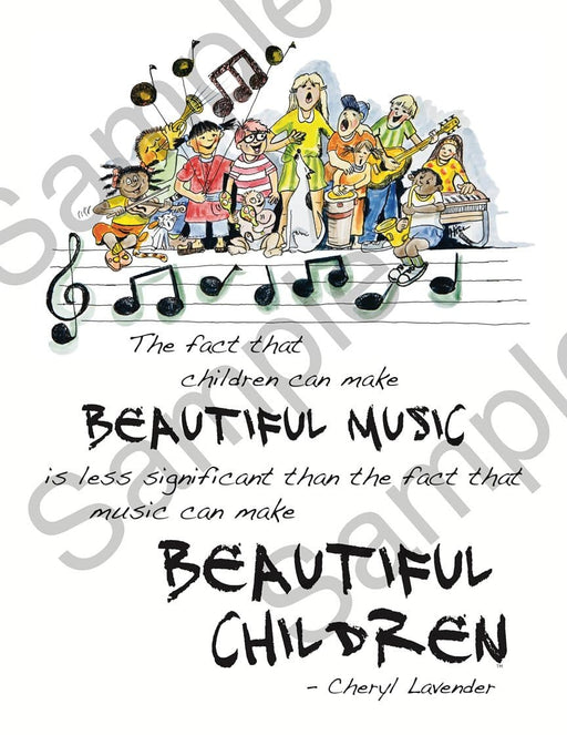 Beautiful Music, Beautiful Children Poster | 小雅音樂 Hsiaoya Music