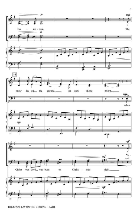 The Snow Lay on the Ground (Venite Adoremus Dominum) | 小雅音樂 Hsiaoya Music