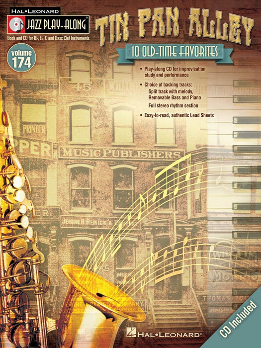 Tin Pan Alley Jazz Play-Along Volume 174 爵士音樂 | 小雅音樂 Hsiaoya Music