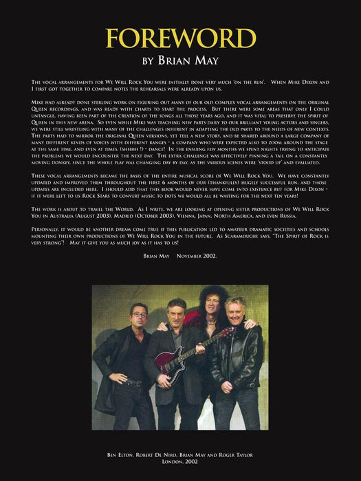 We Will Rock You The Musical by Queen and Ben Elton | 小雅音樂 Hsiaoya Music