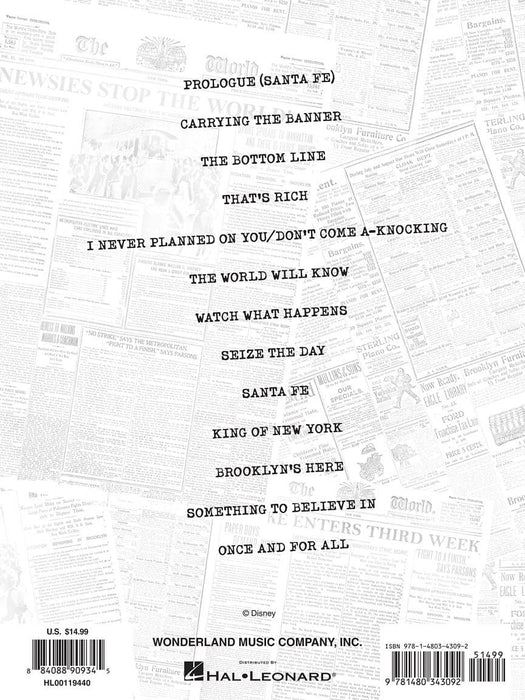 Newsies Music from the Broadway Musical 百老匯 | 小雅音樂 Hsiaoya Music