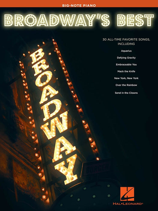 Broadway's Best for Big-Note Piano 音符鋼琴 | 小雅音樂 Hsiaoya Music