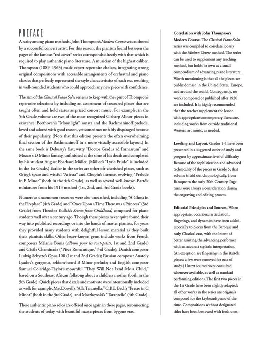 Classical Piano Solos - First Grade John Thompson's Modern Course Compiled and edited by Philip Low, Sonya Schumann & Charmaine Siagian 古典鋼琴 獨奏 | 小雅音樂 Hsiaoya Music