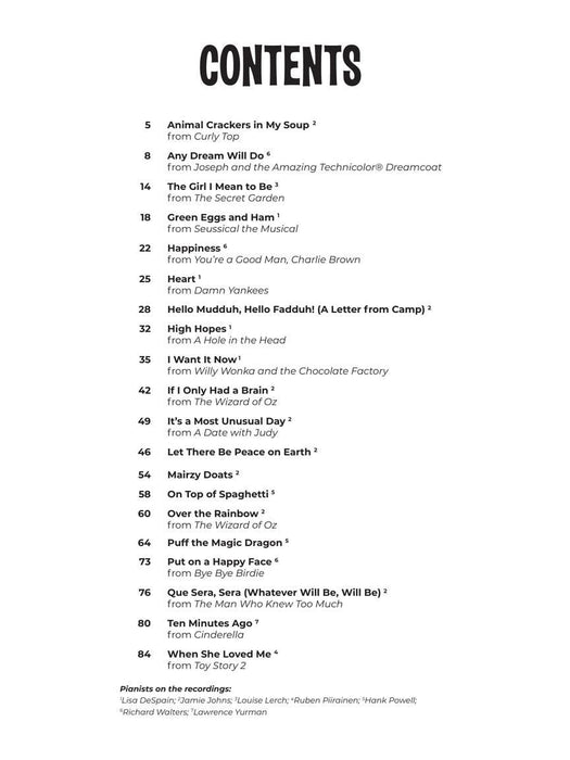 Kids' Solo Vocal Collection With Piano Accompaniments 獨奏 鋼琴 伴奏 | 小雅音樂 Hsiaoya Music