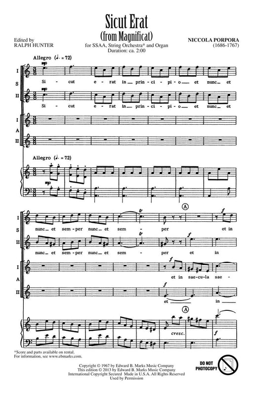 Sicut Erat (from Magnificat) | 小雅音樂 Hsiaoya Music