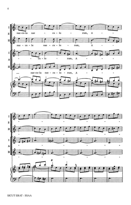 Sicut Erat (from Magnificat) | 小雅音樂 Hsiaoya Music