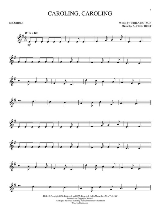 Christmas Songs Hal Leonard Recorder Songbook | 小雅音樂 Hsiaoya Music