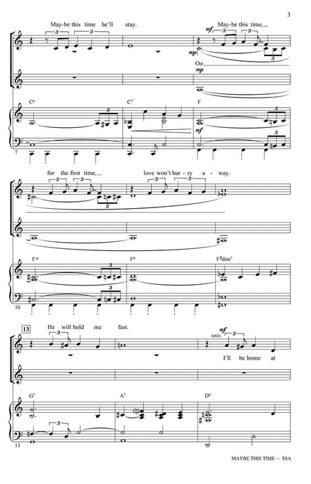 Maybe This Time (from Cabaret) | 小雅音樂 Hsiaoya Music