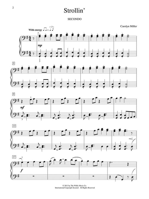 Strollin' 1 Piano, 4 Hands/Later Elementary Level 鋼琴 | 小雅音樂 Hsiaoya Music