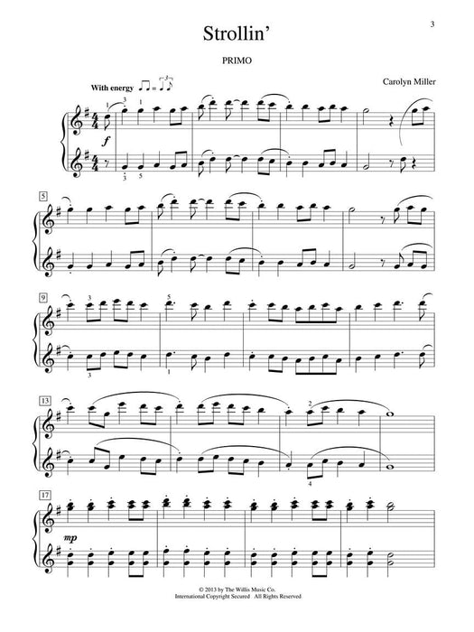 Strollin' 1 Piano, 4 Hands/Later Elementary Level 鋼琴 | 小雅音樂 Hsiaoya Music