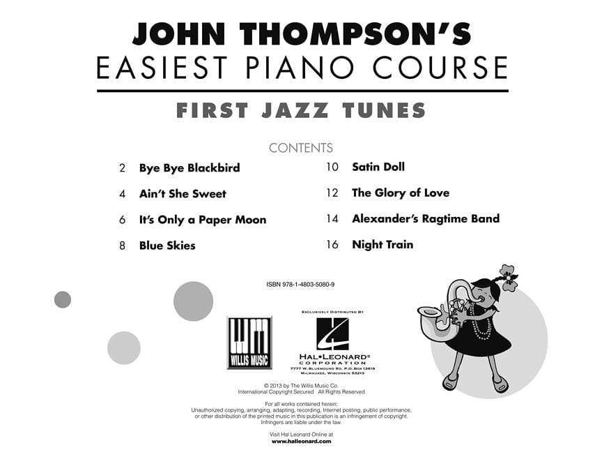 First Jazz Tunes John Thompson's Easiest Piano Course Elementary 爵士音樂 鋼琴 | 小雅音樂 Hsiaoya Music