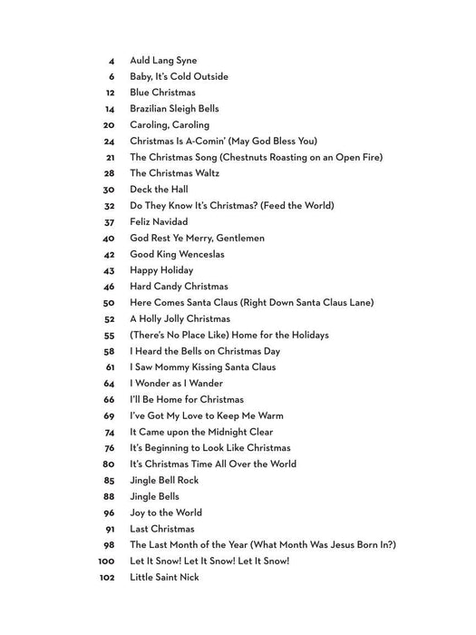 The Easy Christmas Songbook Easy to Play on Piano or Guitar with Lyrics 鋼琴 吉他 | 小雅音樂 Hsiaoya Music