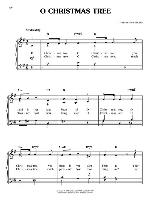 The Easy Christmas Songbook Easy to Play on Piano or Guitar with Lyrics 鋼琴 吉他 | 小雅音樂 Hsiaoya Music