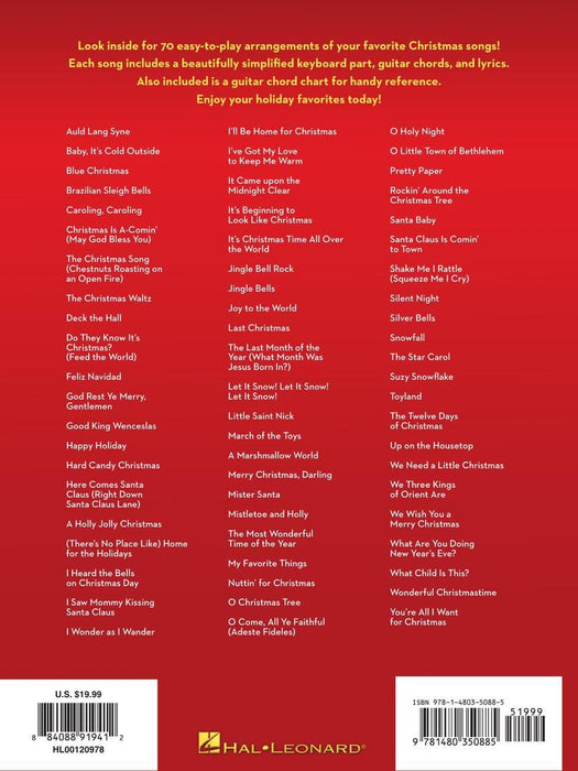 The Easy Christmas Songbook Easy to Play on Piano or Guitar with Lyrics 鋼琴 吉他 | 小雅音樂 Hsiaoya Music