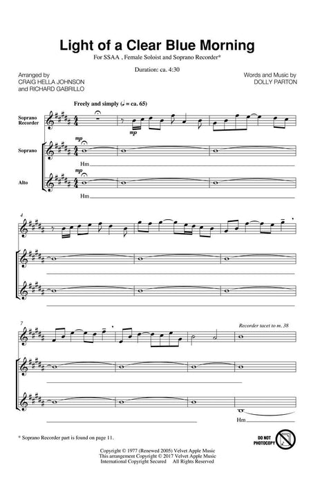 Light of a Clear Blue Morning | 小雅音樂 Hsiaoya Music