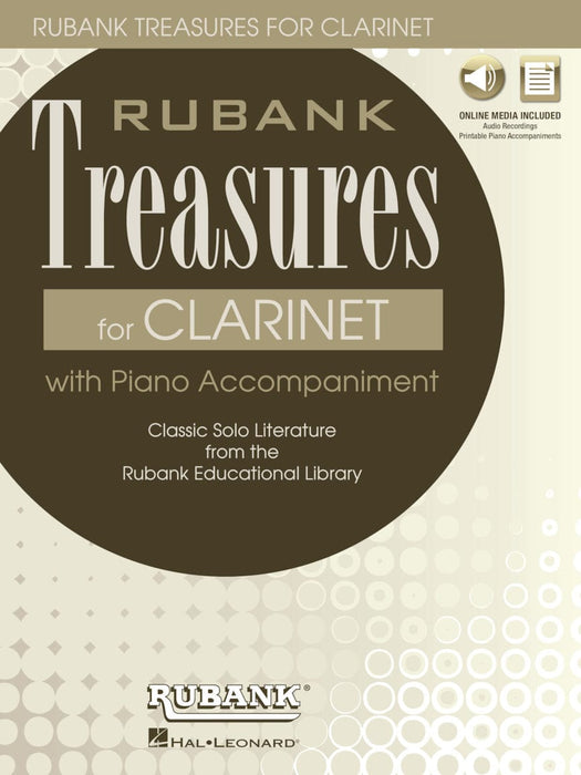 Rubank Treasures for Clarinet Book with Online Audio (stream or download) 豎笛 | 小雅音樂 Hsiaoya Music