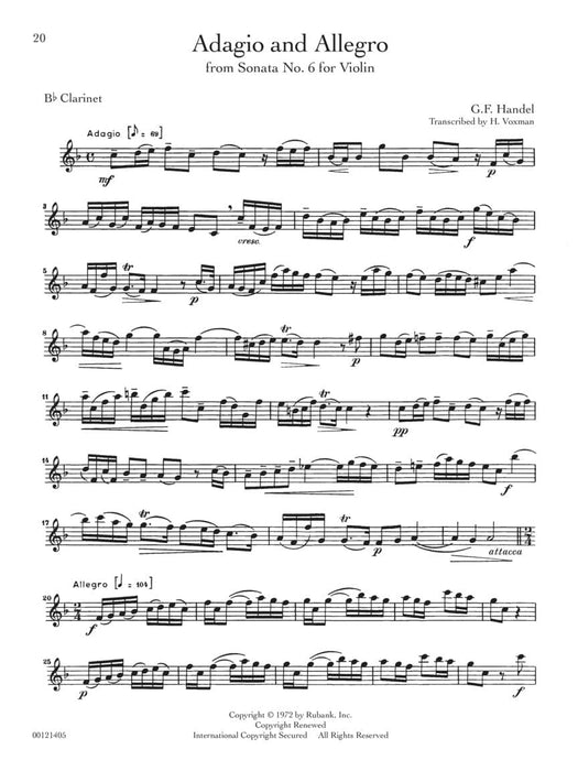 Rubank Treasures for Clarinet Book with Online Audio (stream or download) 豎笛 | 小雅音樂 Hsiaoya Music