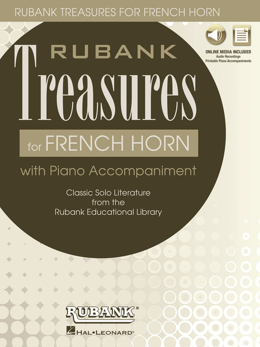 Rubank Treasures for French Horn Book with Online Audio (stream or download) 法國號 | 小雅音樂 Hsiaoya Music