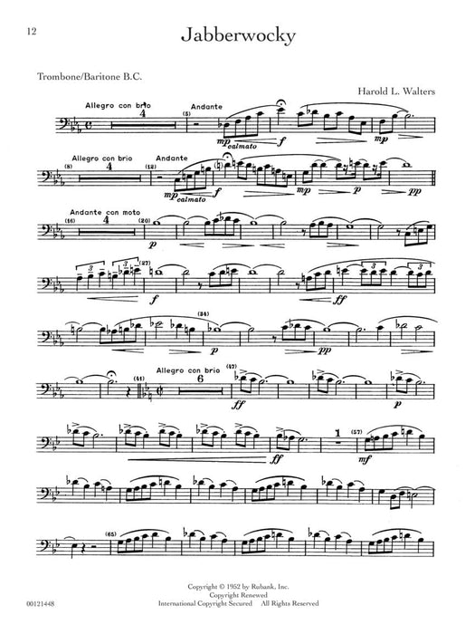 Rubank Treasures for Trombone (Baritone B.C.) Book with Online Audio (stream or download) 長號 | 小雅音樂 Hsiaoya Music