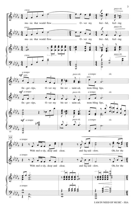 I Am in Need of Music (Sonnet) | 小雅音樂 Hsiaoya Music