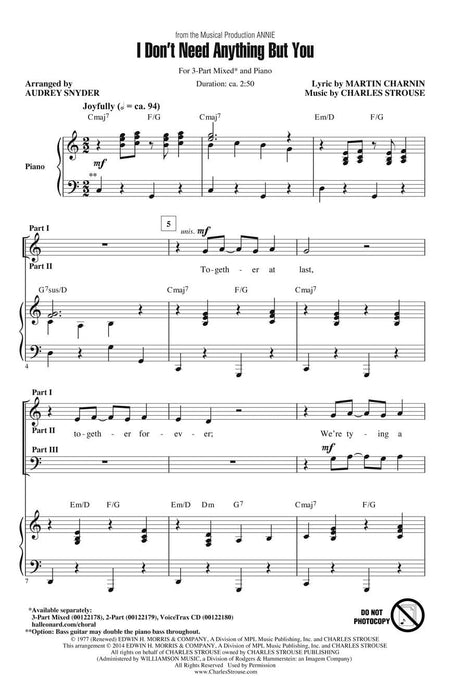 I Don't Need Anything But You (from Annie) Discovery Level 2 | 小雅音樂 Hsiaoya Music