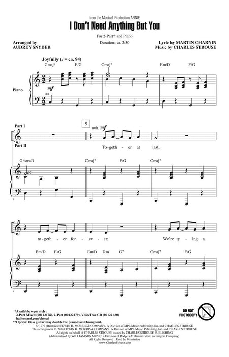 I Don't Need Anything But You (from Annie) Discovery Level 2 | 小雅音樂 Hsiaoya Music