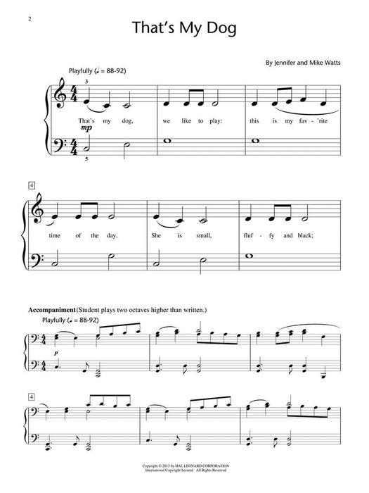 That's My Dog Hal Leonard Student Piano Library Showcase Solo Level 2 Elementary 鋼琴 獨奏 | 小雅音樂 Hsiaoya Music