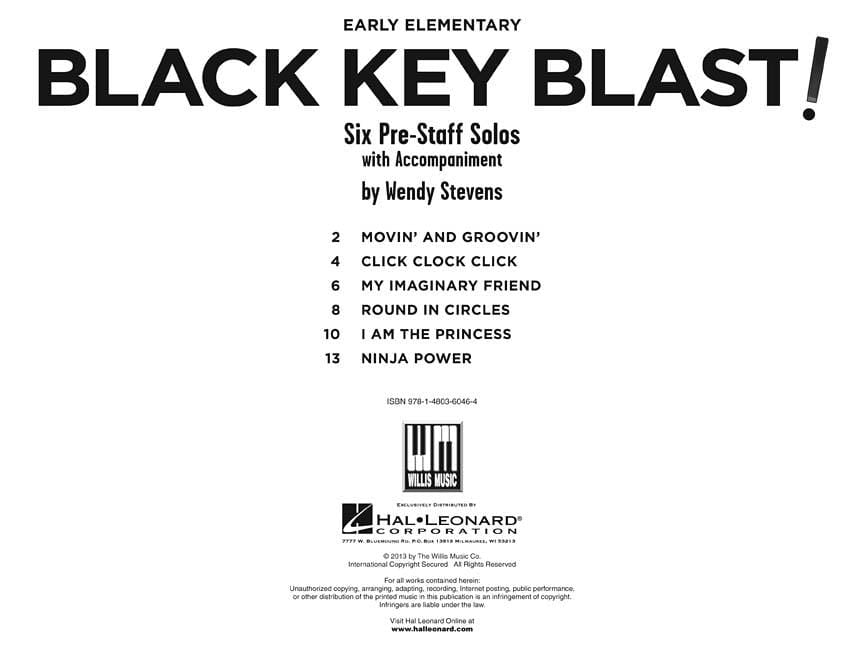 Black Key Blast! Early Elementary Level | 小雅音樂 Hsiaoya Music