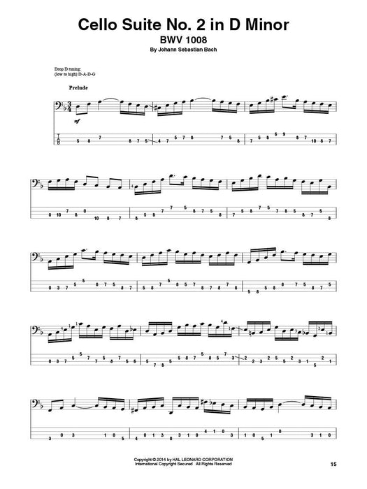 Bach Cello Suites for Electric Bass 巴赫約翰‧瑟巴斯提安 大提琴 組曲 | 小雅音樂 Hsiaoya Music