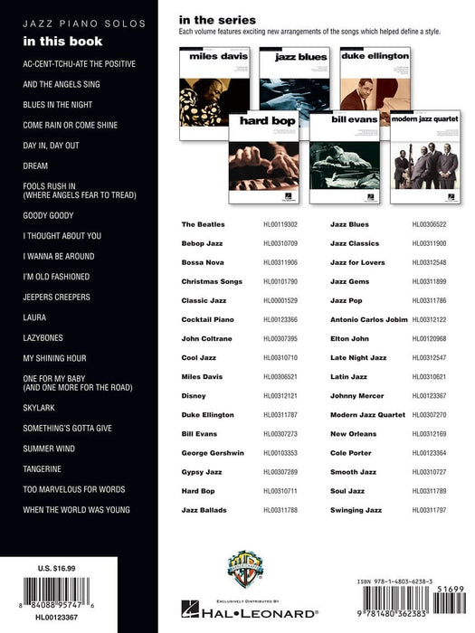 Johnny Mercer Jazz Piano Solos Series Volume 32 爵士音樂鋼琴 獨奏 | 小雅音樂 Hsiaoya Music