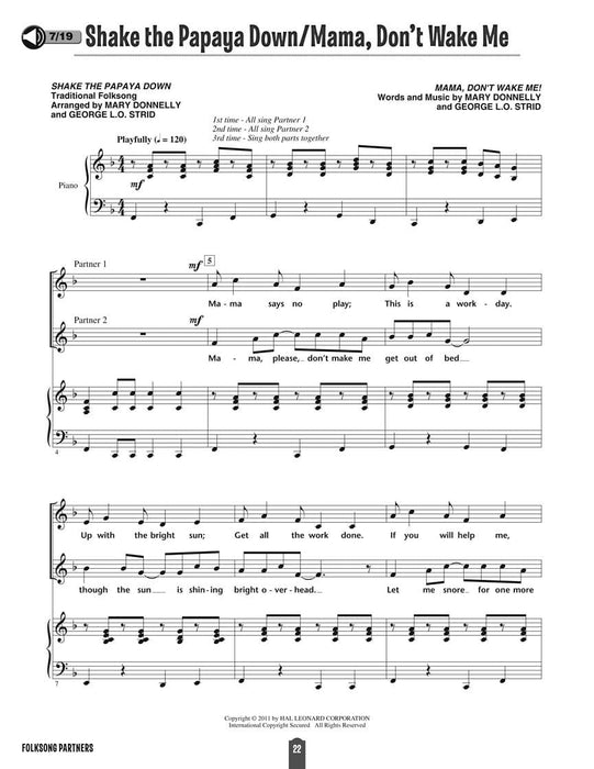 Folksong Partners Flexible Favorites for Unison and Part-Singing Fun! 民謠 同度 | 小雅音樂 Hsiaoya Music