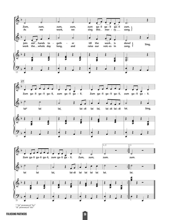 Folksong Partners Flexible Favorites for Unison and Part-Singing Fun! 民謠 同度 | 小雅音樂 Hsiaoya Music