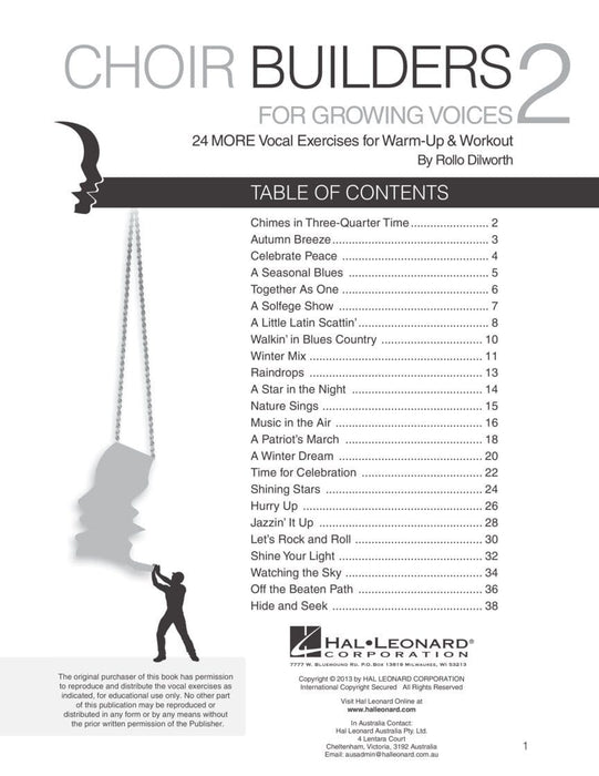 Choir Builders for Growing Voices 2 24 MORE Vocal Exercises for Warm-Up and Workout 練習曲 | 小雅音樂 Hsiaoya Music