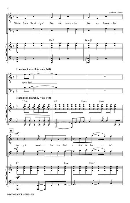 Brooklyn's Here (from Newsies - The Musical) Discovery Level 2 | 小雅音樂 Hsiaoya Music